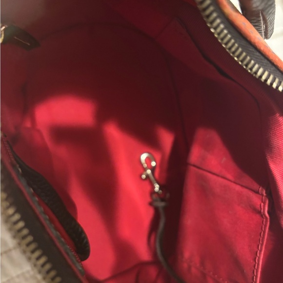 Dooney & Bourke Multicolor Plaid Hobo Bag with Black Trim - Picture 7 of 14